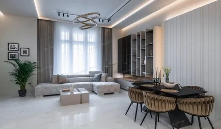 A belváros szívében, az V. kerületben készült el ez a 135 m2-es lakás, amelynek
nappalijából, illetve ablakaiból gyönyörű kilátás nyílik Budapest egyi...